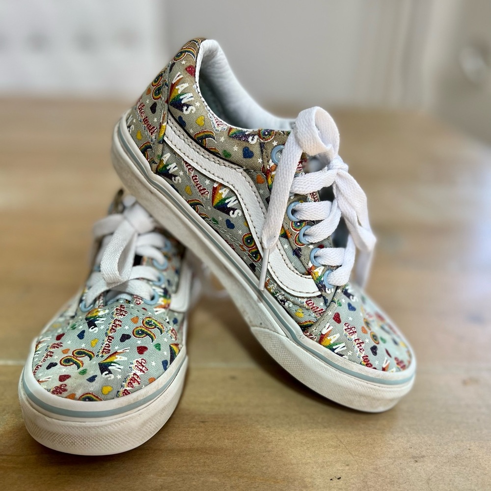 Vans Kids Rainbow Old Skool Blue